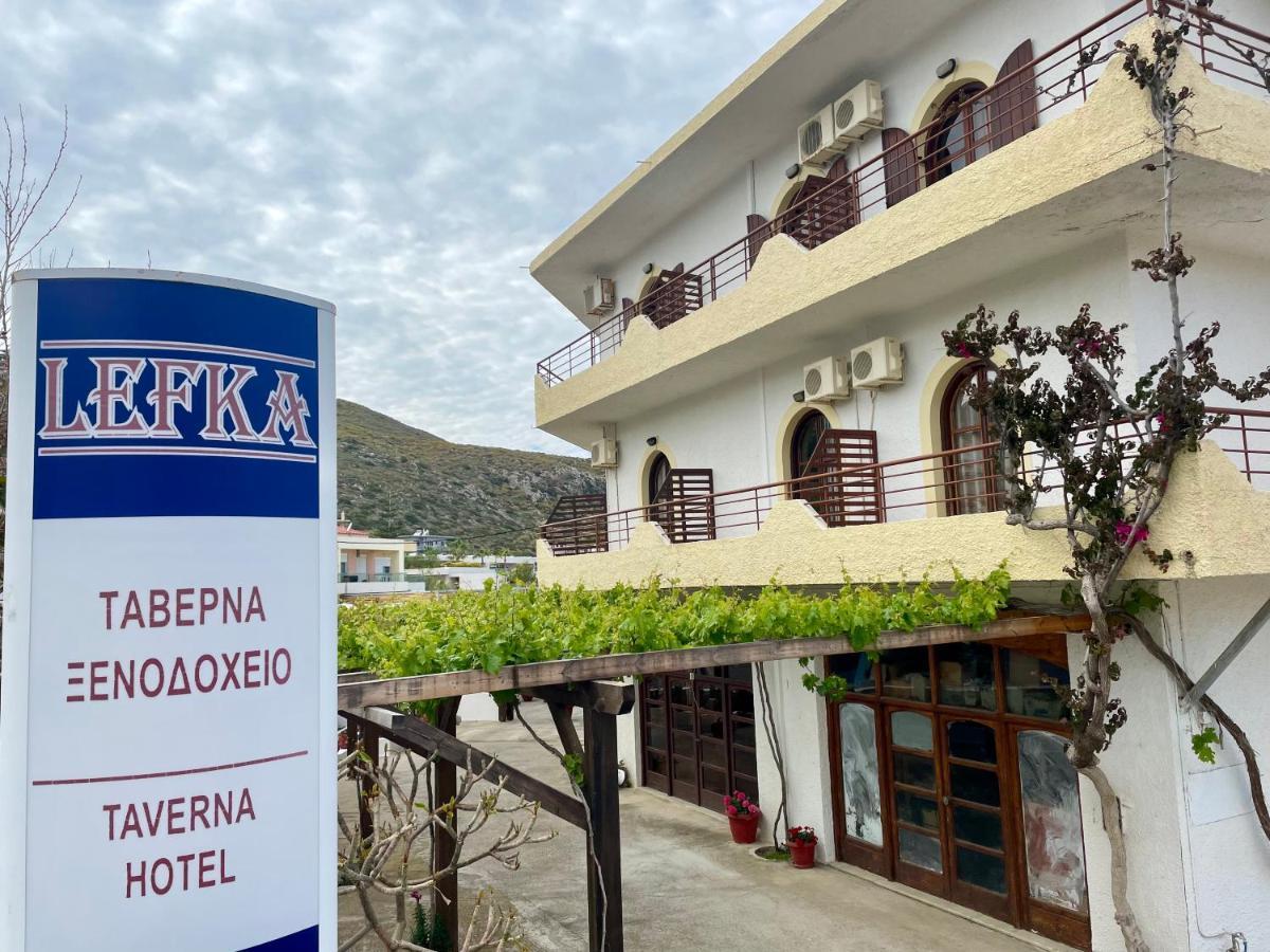 Hotel Lefka à Kolymbari Extérieur photo